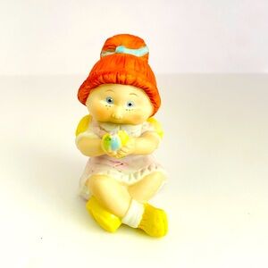 Cabbage Patch Kids Porcelain Figurine Girl With Red Hair